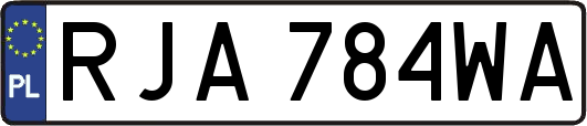 RJA784WA
