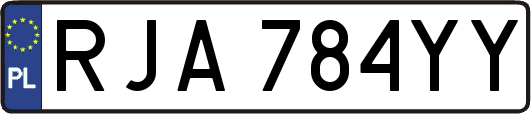 RJA784YY
