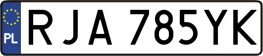 RJA785YK