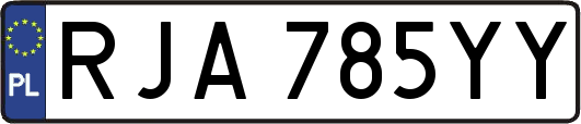 RJA785YY