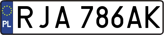 RJA786AK