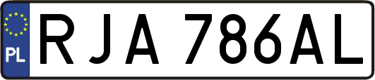 RJA786AL