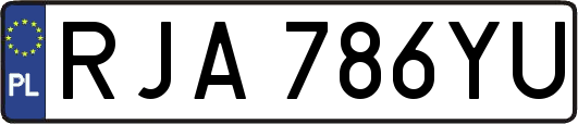 RJA786YU
