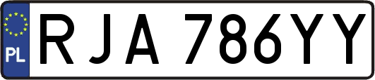 RJA786YY
