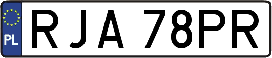RJA78PR