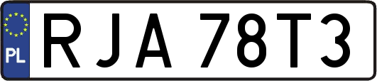RJA78T3