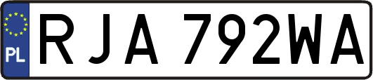 RJA792WA