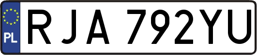 RJA792YU