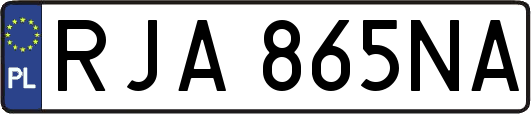 RJA865NA