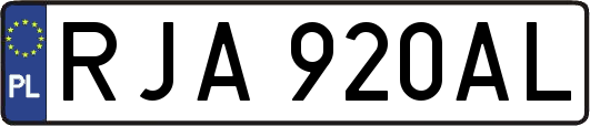 RJA920AL