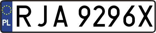 RJA9296X