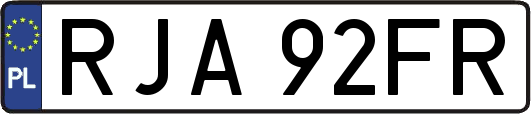 RJA92FR