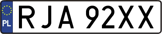 RJA92XX