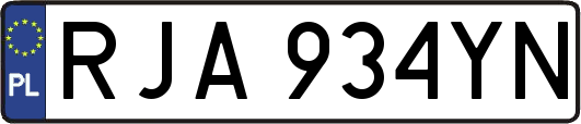 RJA934YN
