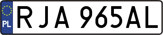 RJA965AL