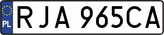 RJA965CA