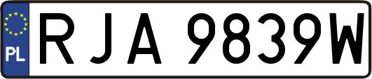RJA9839W
