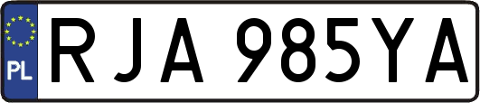 RJA985YA