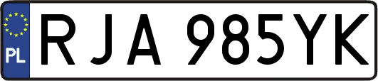 RJA985YK