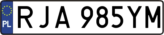RJA985YM