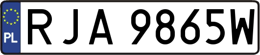 RJA9865W