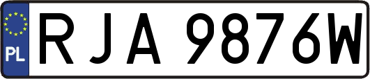 RJA9876W