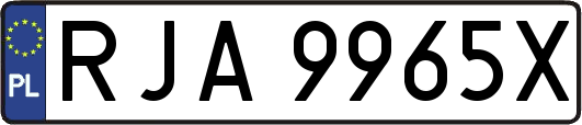 RJA9965X