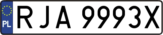 RJA9993X