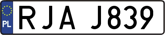 RJAJ839