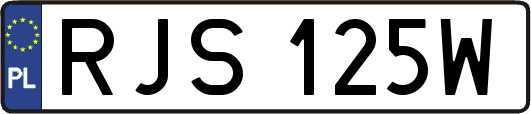RJS125W