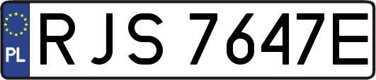 RJS7647E
