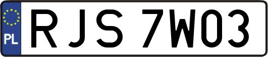 RJS7W03