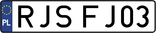 RJSFJ03
