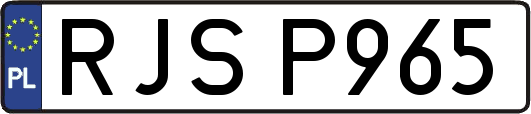 RJSP965