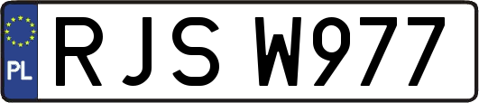 RJSW977