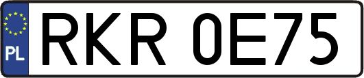 RKR0E75