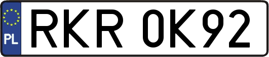 RKR0K92