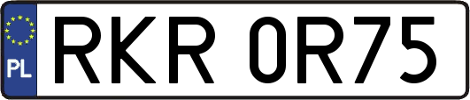 RKR0R75