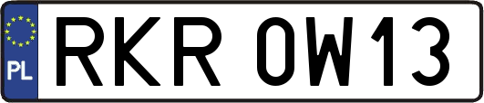 RKR0W13