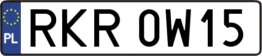 RKR0W15