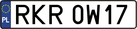 RKR0W17