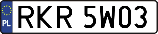 RKR5W03