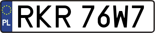 RKR76W7