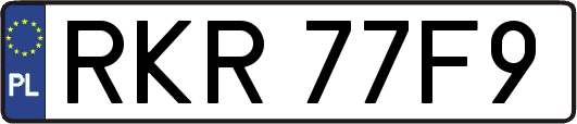 RKR77F9