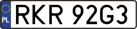 RKR92G3