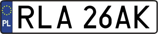 RLA26AK