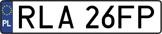 RLA26FP