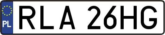 RLA26HG