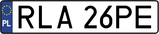 RLA26PE