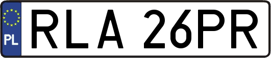 RLA26PR